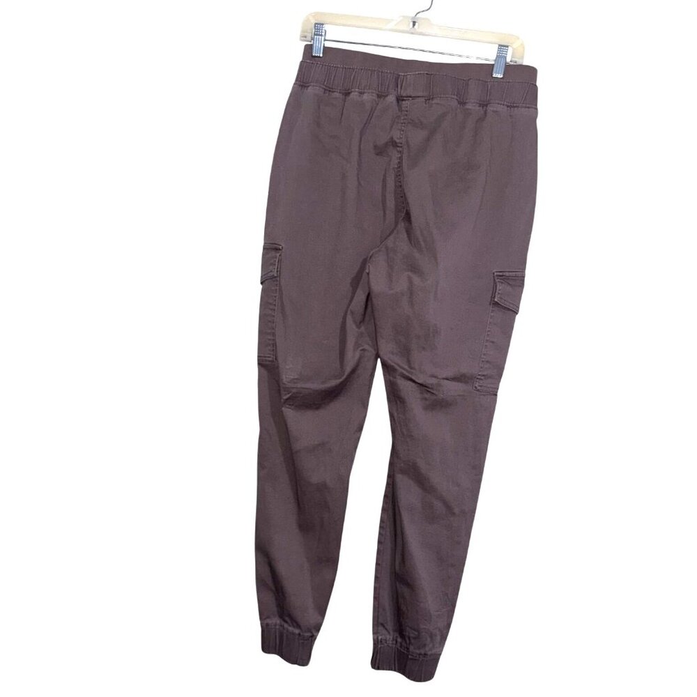 Womens Brown Cargo Joggers With Pockets Size L - Picture 4 of 7